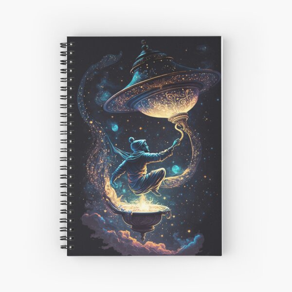 Genie (Djimmi The Great) Spiral Notebook by AlfonsoF