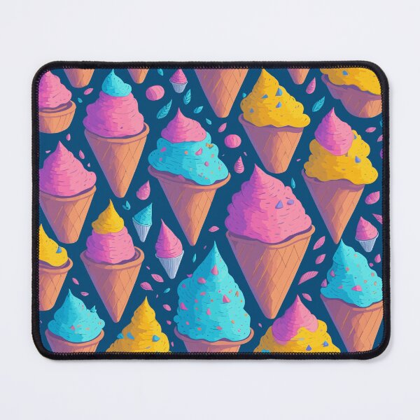 Item preview, Neon Ice Cream Cones Summer Pattern designed and sold by Zazizu.