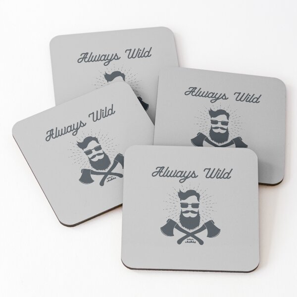 Item preview, Cool Bearded Man With Axes, Bushcraft, Always Wild designed and sold by DansCookout.