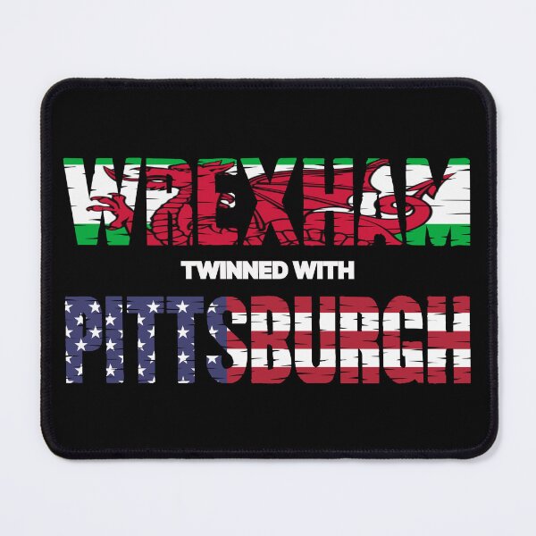 Item preview, WREXHAM PITTSBURGH WELSH AMERICAN FLAG WORDS designed and sold by Marni Scofidio Desi9ns.