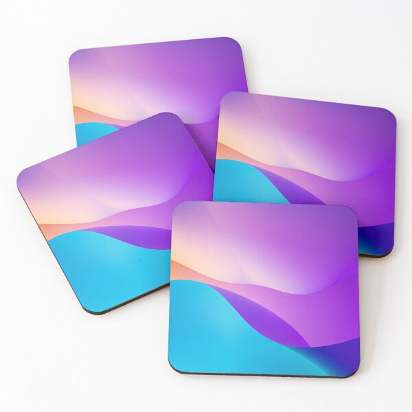 Item preview, Purple & Turquoise Blue Gradient Waves designed and sold by newburyboutique.
