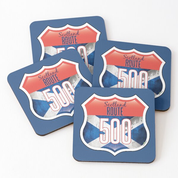 Item preview, Highlands Route 500 Scotland Sticker T-Shirt 11 designed and sold by OuterShellUK.