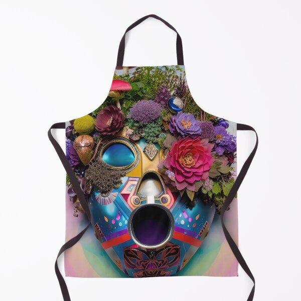 Item preview, Robotic head with natural elements, illustration. designed and sold by HAKKI ARSLAN.