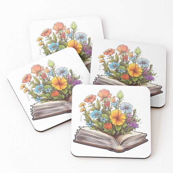 Artikelvorschau, Blumen wachsen aus Buch entworfen und verkauft von MYXABLE.