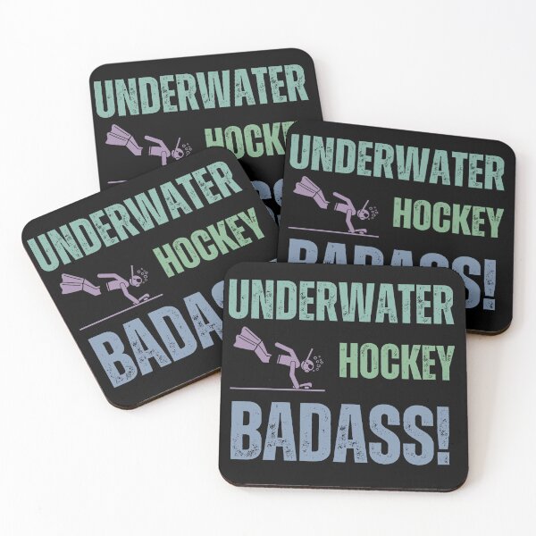 Item preview, Underwater Hockey Badass designed and sold by aliveinmiddle.