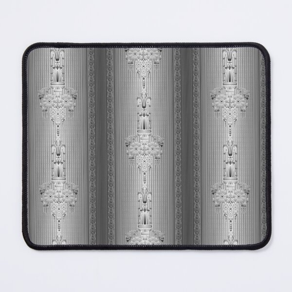 Item preview, Barockes Blumenmuster mit Borte monochrom designed and sold by pASob-dESIGN.