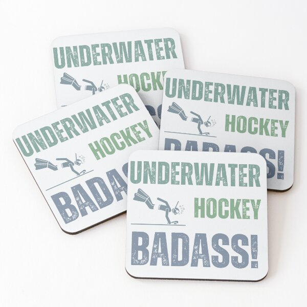 Item preview, Underwater Hockey Badass designed and sold by aliveinmiddle.
