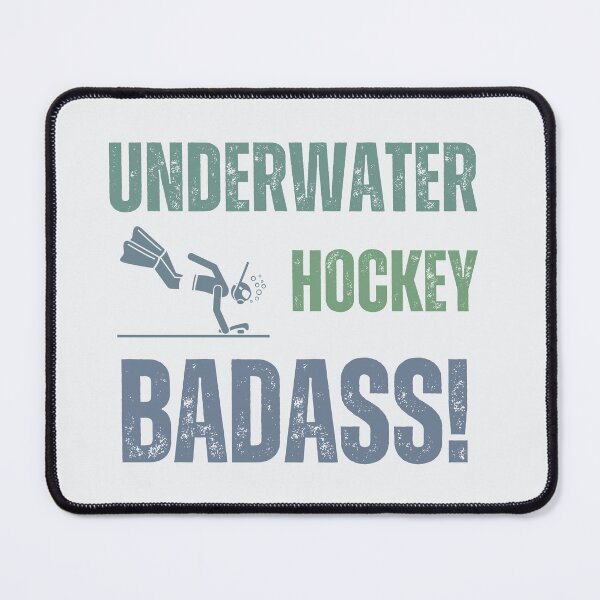 Item preview, Underwater Hockey Badass designed and sold by aliveinmiddle.
