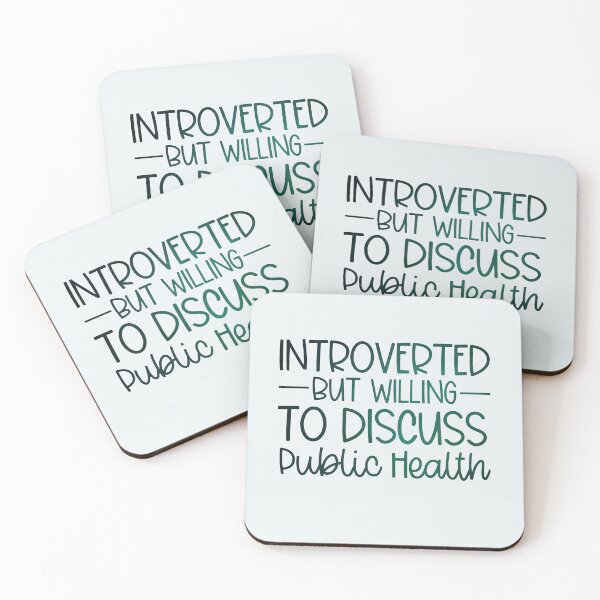 Item preview, introverted but willing to discuss public health  designed and sold by hautehub.