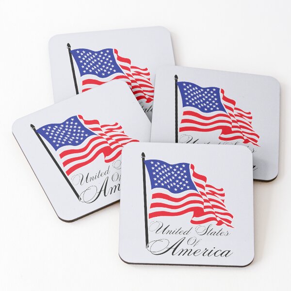 Item preview, United States of America with American Flag designed and sold by AmericaFreedom.