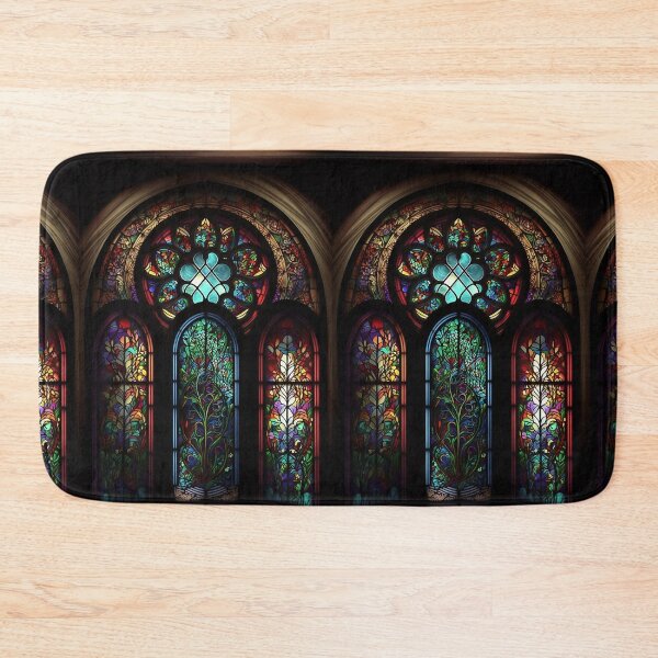 Item preview, Stained Glass Colorful  designed and sold by ArtbyAiGallery.