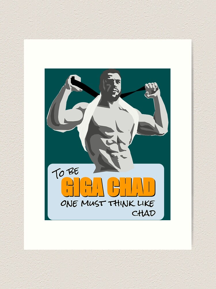 Giga Chad | Art Print