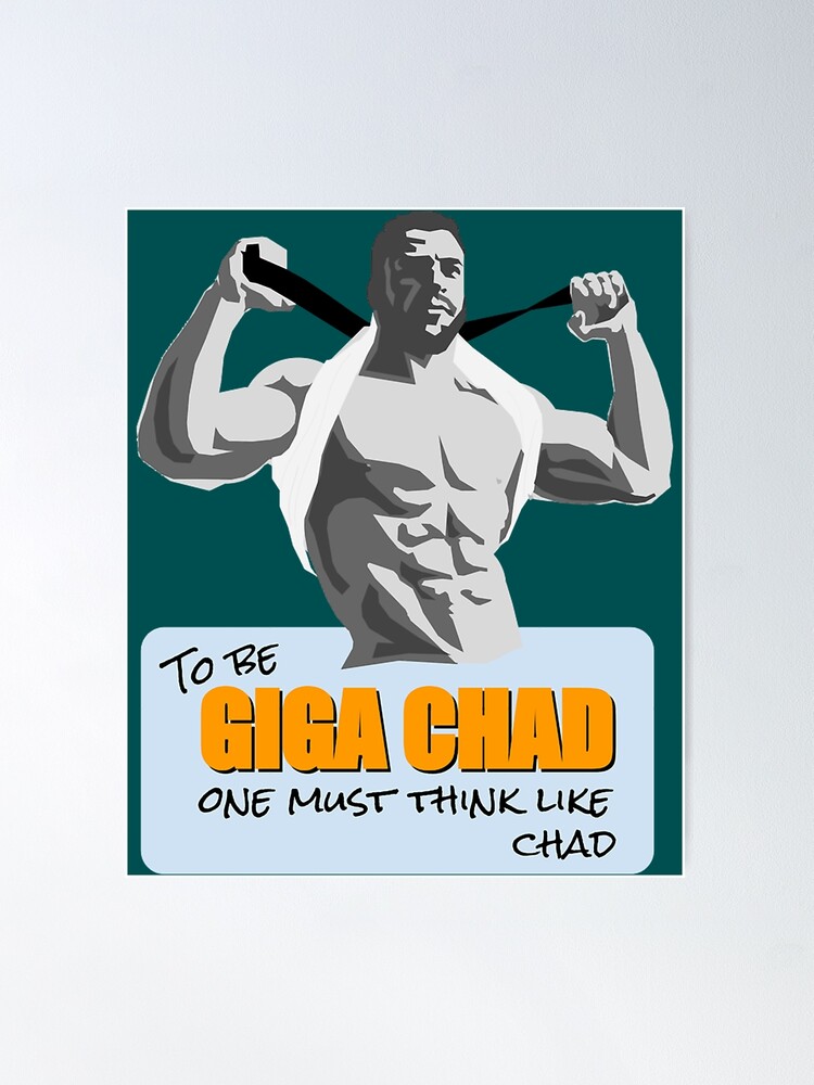 Giga Chad Meme Posters and Art Prints for Sale