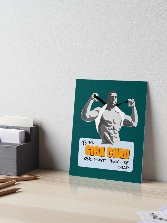 Giga Chad | Art Board Print