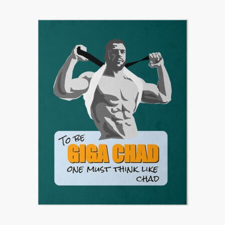 Fat Giga Chad | Art Board Print