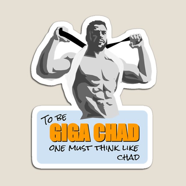 Giga Chad Memes Magnets for Sale