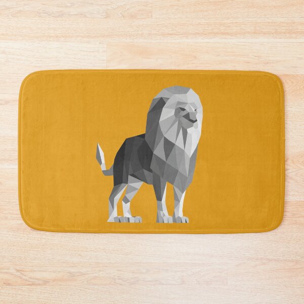 Item preview, Gray Geometric Lion designed and sold by shaldesign.