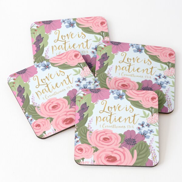 Item preview, LOVE IS PATIENT (1 Corinthians 13:4) designed and sold by Paper Bee Gift Shop.