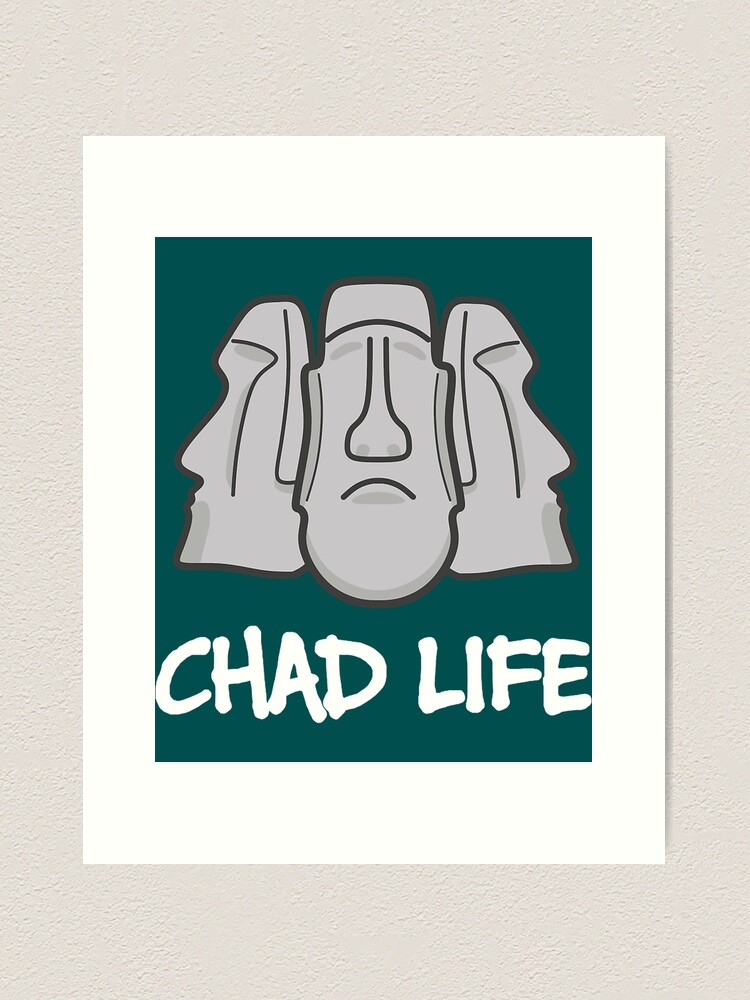 Chad illustration  Poster for Sale by HitTheBalances