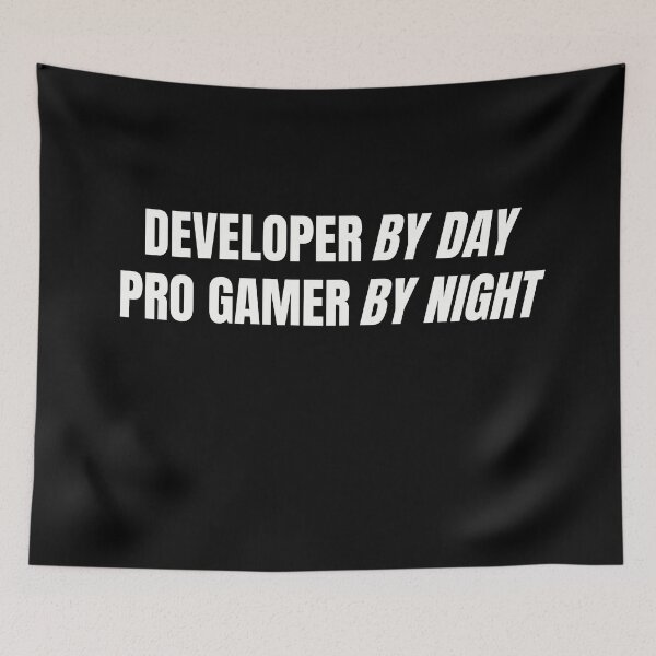 Item preview, Developer and Gamer designed and sold by Just-Words.
