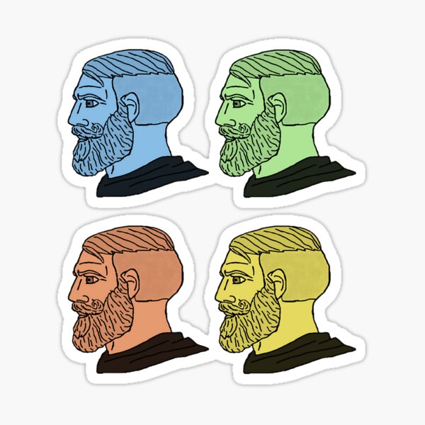 GigaChad - Download Stickers from Sigstick