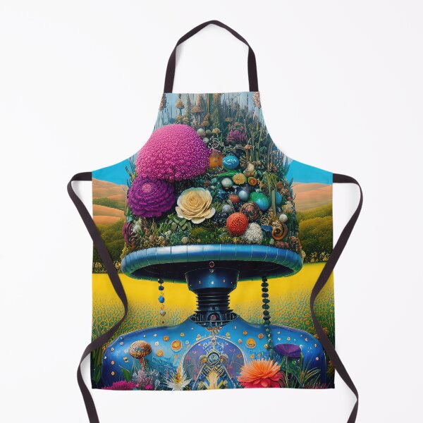 Item preview, Robotic head with natural elements, illustration. designed and sold by HAKKI ARSLAN.