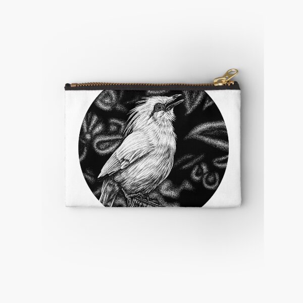 Item preview, Bali starling illustration designed and sold by LorenDowding.