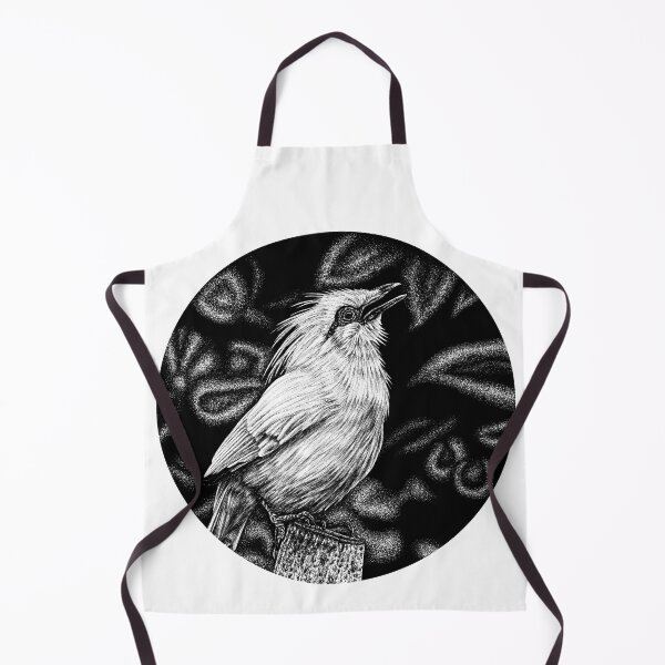 Item preview, Bali starling illustration designed and sold by LorenDowding.