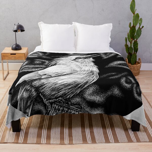 Item preview, Bali starling illustration designed and sold by LorenDowding.