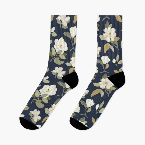 Item preview, Magnolia on indigo designed and sold by LavishSeason.
