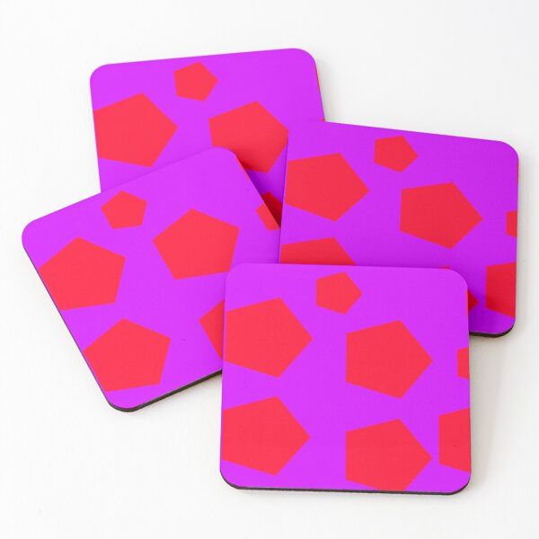 Item preview, Red Polygons  designed and sold by GEOMETRIC ART   .