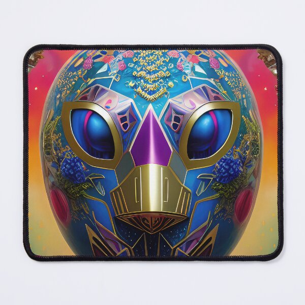 Item preview, Robotic head with natural elements, illustration. designed and sold by HAKKI ARSLAN.