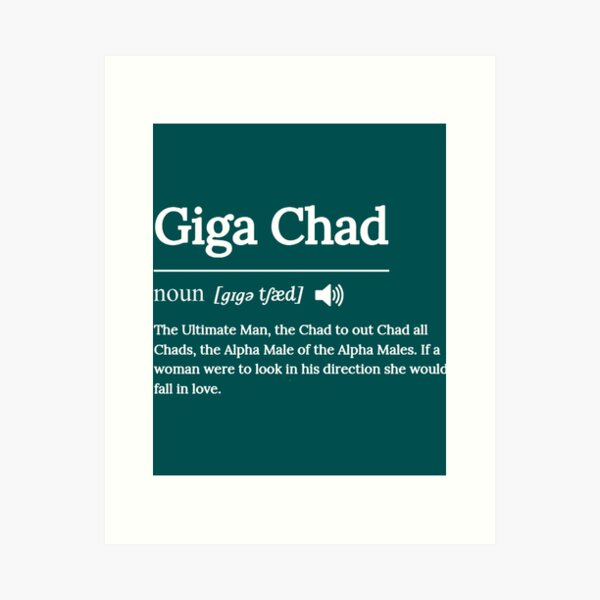 Cosmic Giga Chad Wall Art digital download -  Portugal