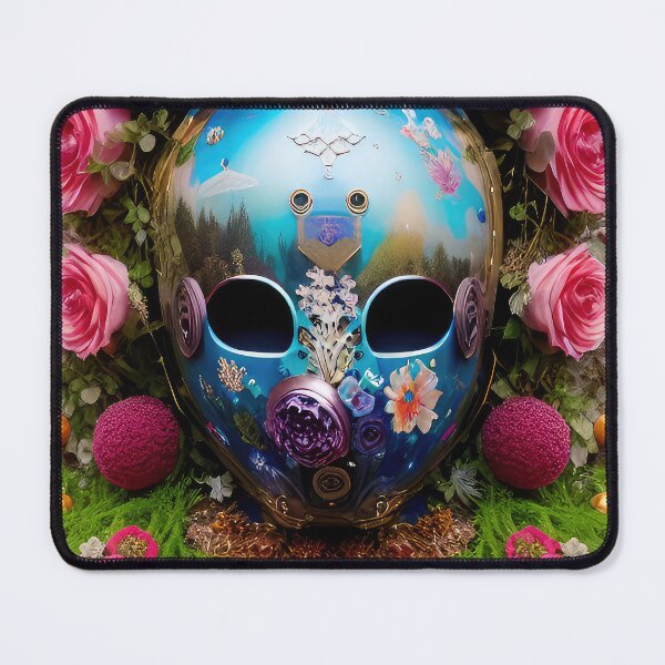 Item preview, Robotic head with natural elements, illustration. designed and sold by HAKKI ARSLAN.