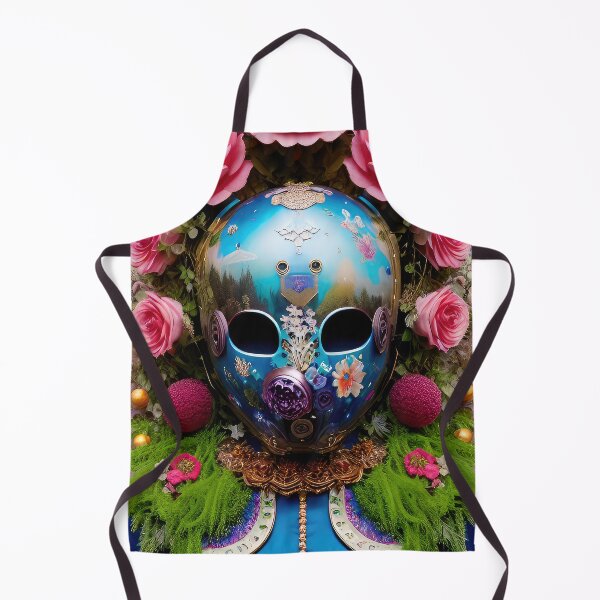 Item preview, Robotic head with natural elements, illustration. designed and sold by HAKKI ARSLAN.