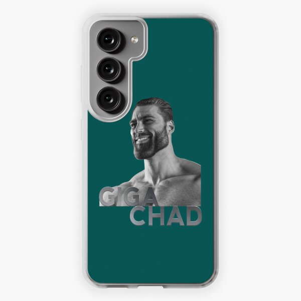 Giga Chad smiling by Sr-vinnce, Redbubble in 2023