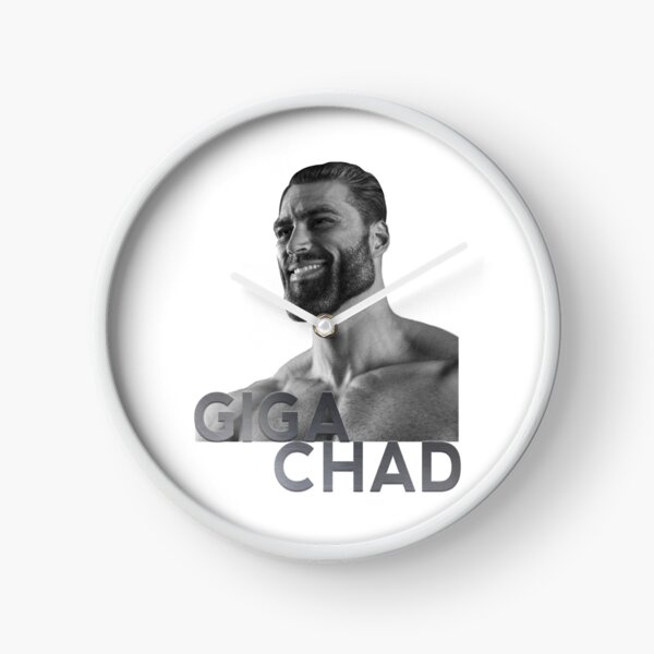 Giga Chad smiling by Sr-vinnce, Redbubble in 2023