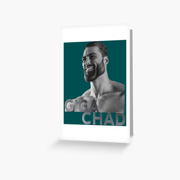 Gigachad Meme | Greeting Card