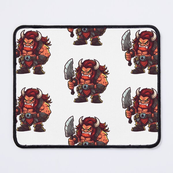 Item preview, Red Orc Warrior With Dagger designed and sold by TaurusDigital.