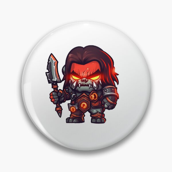 Item preview, Red Orc Warrior With Dagger designed and sold by TaurusDigital.