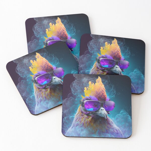 Item preview, Cyber Fire Chicken designed and sold by AxeWave.