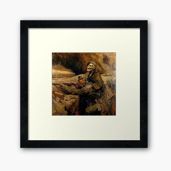Item preview, Death and the Soldier (1917), by Hans Larwin designed and sold by Gabriel S.