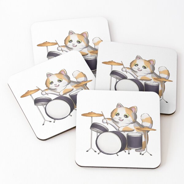 Item preview, Drummer Cat designed and sold by Meowrye.