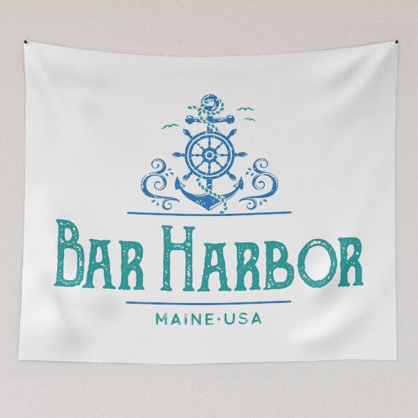 Item preview, Bar Harbor Maine Nautical Design designed and sold by Futurebeachbum.