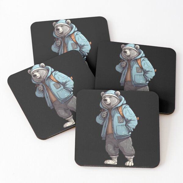 Item preview, Bear in winter outfit designed and sold by hamishby.