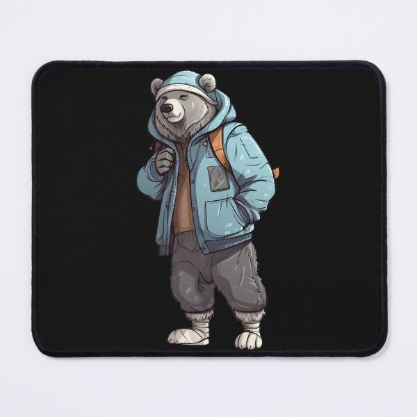 Item preview, Bear in winter outfit designed and sold by hamishby.