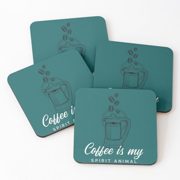 Item preview, Coffee is my spirit animal designed and sold by Arttygenenius.