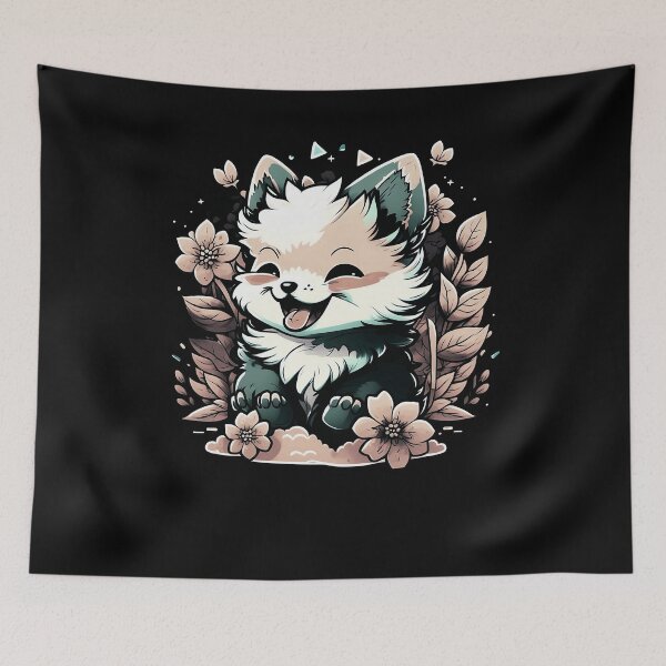 Item preview, Cute Kawaii-style wolf designed and sold by Acim0.