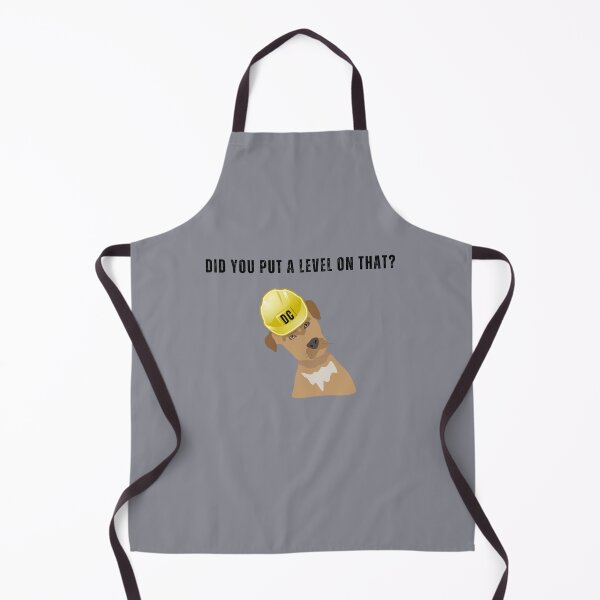 Item preview, Dog wearing hardhat, old construction saying designed and sold by DansCookout.