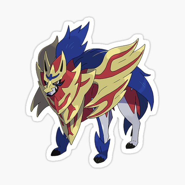 Zacian Legendary Sword Sticker for Sale by alaswell